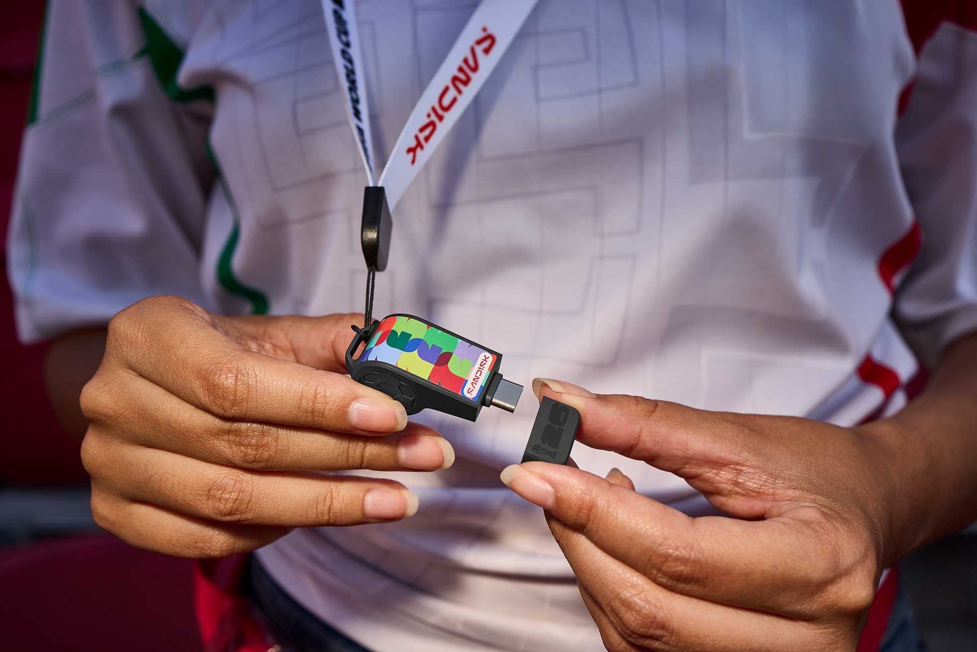 SANDISK® USB-C™ FLASH DRIVE: FIFA WORLD CUP 2026™ EDITION, BLACK