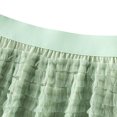 thumbnail image 4 of Mrat Ladies'S Skirts Women's Solid Color Ruffled Mesh Skirt High Waist Prom Poached Skirt Half-Length Skirt Women'S Skirts S-159 Green M, 4 of 6