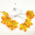 thumbnail image 2 of Guirnalda de Hojas de arce iluminada para otoño, 3 metros, 20LED, decoración de Acción de Gracias, 2 of 3