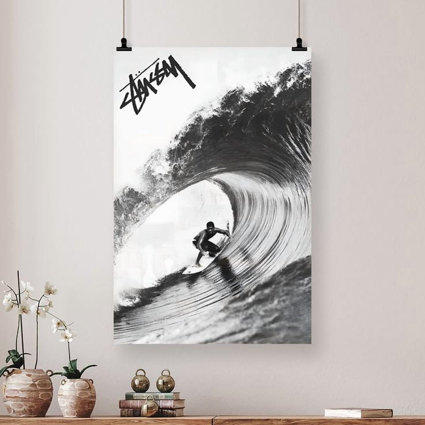 Stussy Surf Vintage Poster, One Sheet Wall Size 24''x36'' -Gategoo