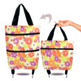 thumbnail image 1 of OUSITAID Home Essentials Portable Shopping Wheel Bag Tug Bag Telescopic Roller Bag Supermarket Shopping Bag Shopping Cart Foldable Backpack Home Organizer Container on Clearance, 1 of 5