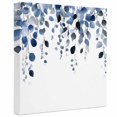 thumbnail image 2 of Ships Next Day Canvas Wall Art 12"x12",Blue Eucalyptus Leaves Wood Framed Canvas Print Painting,Summer Botanical Watercolor Ready to Hang Small Picture Wall Decor for Home Kitchen Dining Room Office, 2 of 9