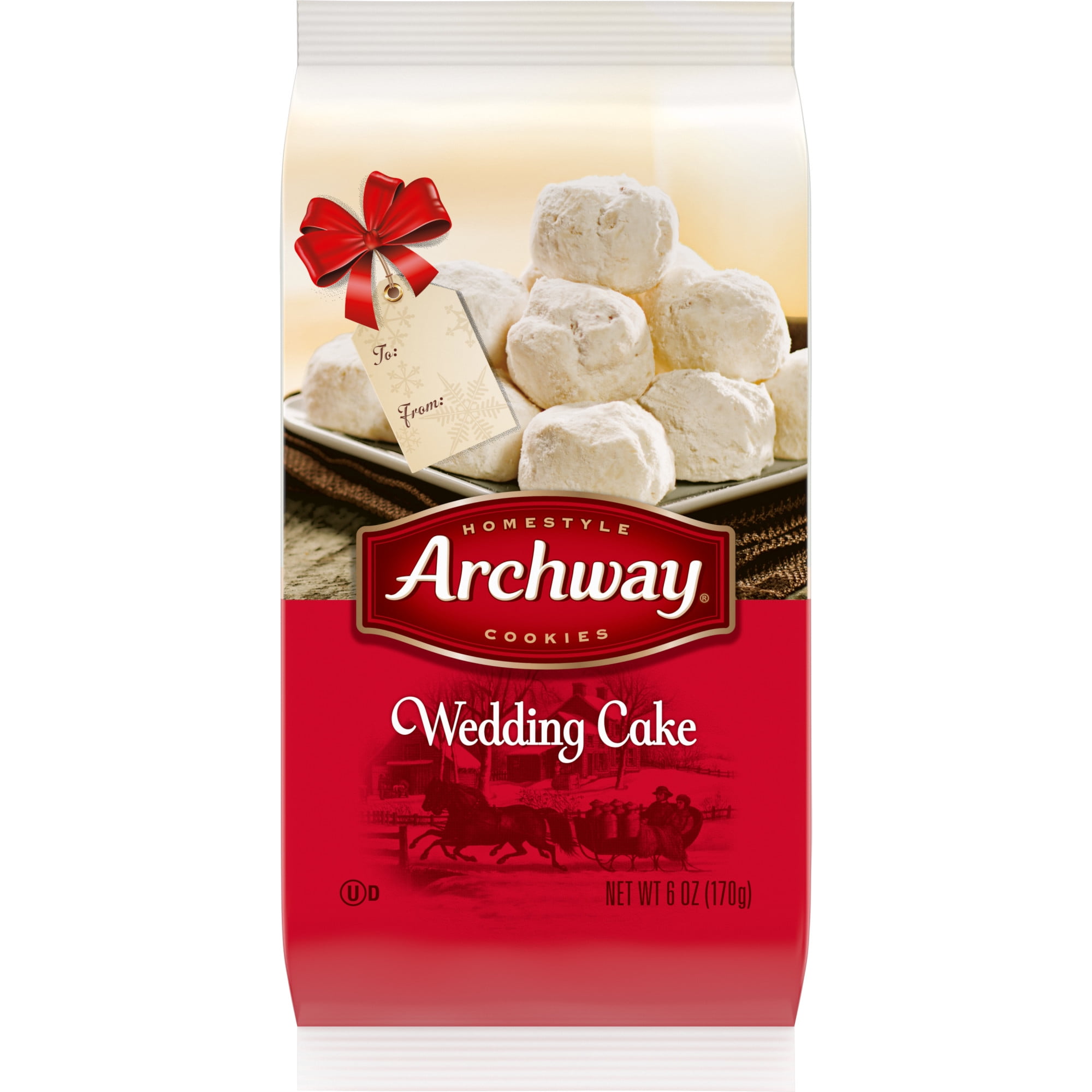 Archway Cookies, Wedding Cake Cookies, Holiday Limited Edition, 6 Oz - Walmart.com - Walmart.com