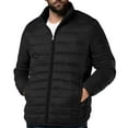 thumbnail image 5 of Tqyyweavej Mens Winter Jacket Lightweight Water-Resistant Fleece Puffer Jacket Full Zip Up Solid Color Winter Coat Gifts for Men(S-3XL), 5 of 6