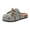 Light Green, variant on Clogs for Women Boho Platform Sandals Arch Support Cork Footbed Slip on Mules Closed Round Toe Slides Shoes Backless Loafers Blue Size 9