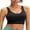 Black#1, variant on MecTo Womens' Sports Bra Longline Wirefree Padded with Medium Support, Sports Bras for Women, Workout Crop Tank Tops Padded