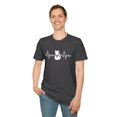 thumbnail image 6 of My Heart Beats for Cats Shirt, Classic Crew Neck, Short Sleeve T-Shirt, 6 of 9