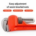 thumbnail image 3 of Y H M Pipe Wrench Heavy-Duty Straight Length 150mm For Pip Size In 1/4 - 5/8 Inches Durable And Corrosion-Resistant, 3 of 6