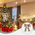 thumbnail image 1 of Adorno Colgante de Lazo navideño Xihbxyly para Árbol de Navidad Ramo de flores, 1 of 7