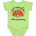 thumbnail image 3 of Inktastic I Love Thanksgiving with My Grammy-happy Turkey Boys or Girls Baby Bodysuit, 3 of 5