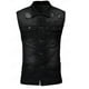 thumbnail image 3 of Chaleco de mezclilla Hombres Solapa Sin mangas Slim Fit Casual Jean Chaleco, 3 of 4