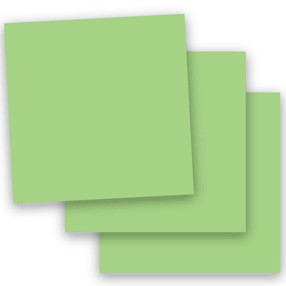 Popular GREEN LIMEADE 12X12 (Square) Paper 65C Lightweight Cardstock ...