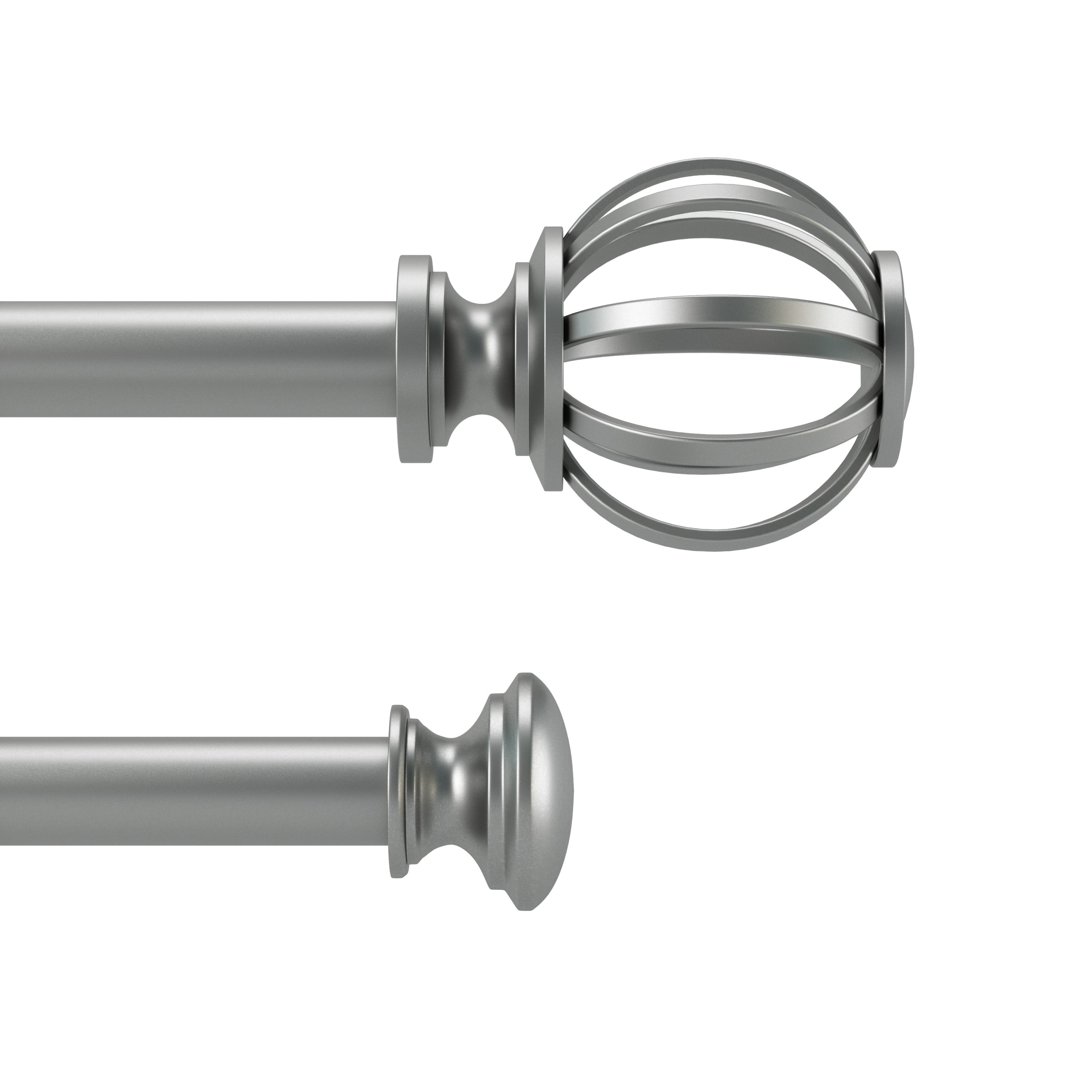 LOOK**** Beautiful Metal Curtain Pole Cage Finials  Brand New And Sealed****LOOK 