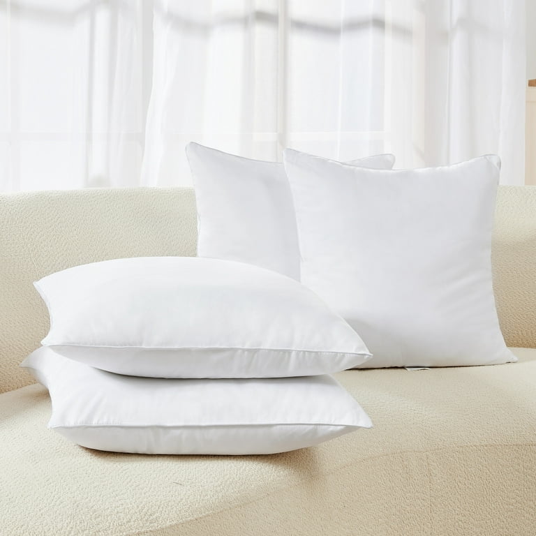 Deconovo Pillow Inserts Square 18x18 inch Decorative Pillow Covers