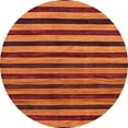 thumbnail image 1 of Ahgly Company Indoor Round Abstract Red Abstract Area Rugs, 8' Round, 1 of 6