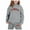 Grey, variant on WOYY Toddler Girls Sport Outfits Letter Print Pocket Hoodie Sweatpants Active Sweatsuits