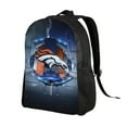 Broncos Football Teenager School Bag Sports Backpack Large Capacity