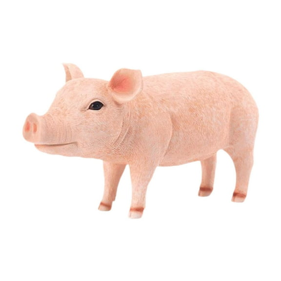 CoudarTitie Animal Pig Ornament Home Garden Decor Home Decoration Resin Animal Garden Statue