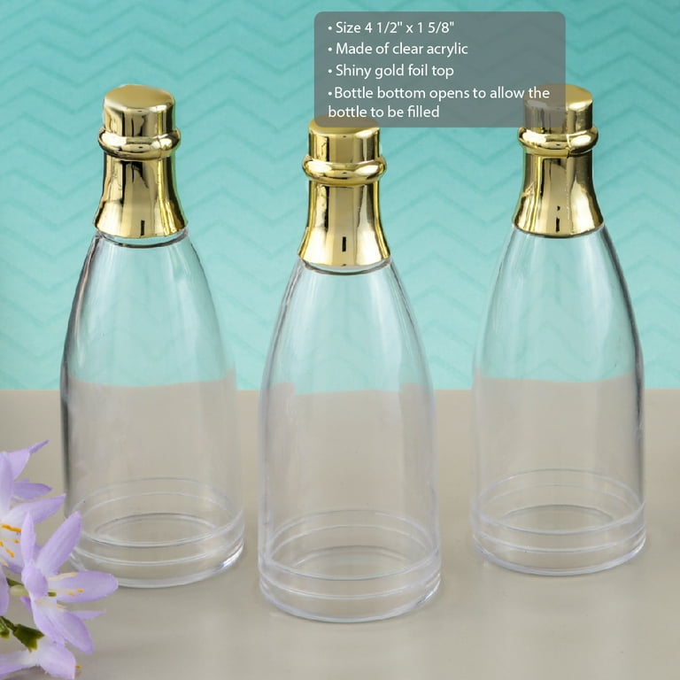 Cornucopia 12-Ounce Liquor Bottles (2-Pack); Clear Glass Bottles w/T-Top  Synthetic Corks