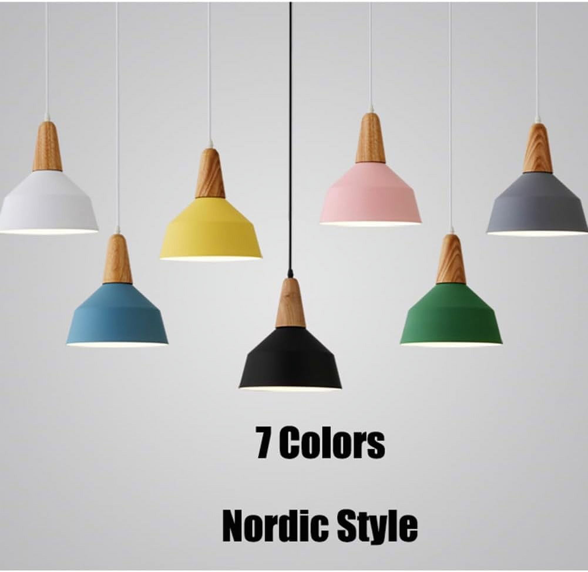 Small Simple Vintage Pendant Lighting for Kitchen Sink, Mini Colorful Metal Pendant Light for Dining Room, Farmhouse Pendant Lamp, Rustic Retro Pendant Light Fixture for Kitchen Island