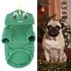 thumbnail image 5 of Bienvenido Otoño Invierno Tela Polar Verde Amarillo Forma de Dinosaurio Disfraz Sudadera con Capucha Ropa para Gatos Perros, 5 of 8