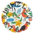 thumbnail image 5 of Birds Flowers Leaves 10 inch Wall Clocks Non Ticking Easy to Read Battery Decorative for Home Bathroom Kitchen Bedroom Living Room, 5 of 8