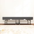 thumbnail image 4 of 3.7" Memory Foam Mattress Twin Folding Bed - Portable For Small Apartments, Metal Frame, 75" X 38", Modern With Comfortable High Sponge Extra Guests, 38, 4 of 7