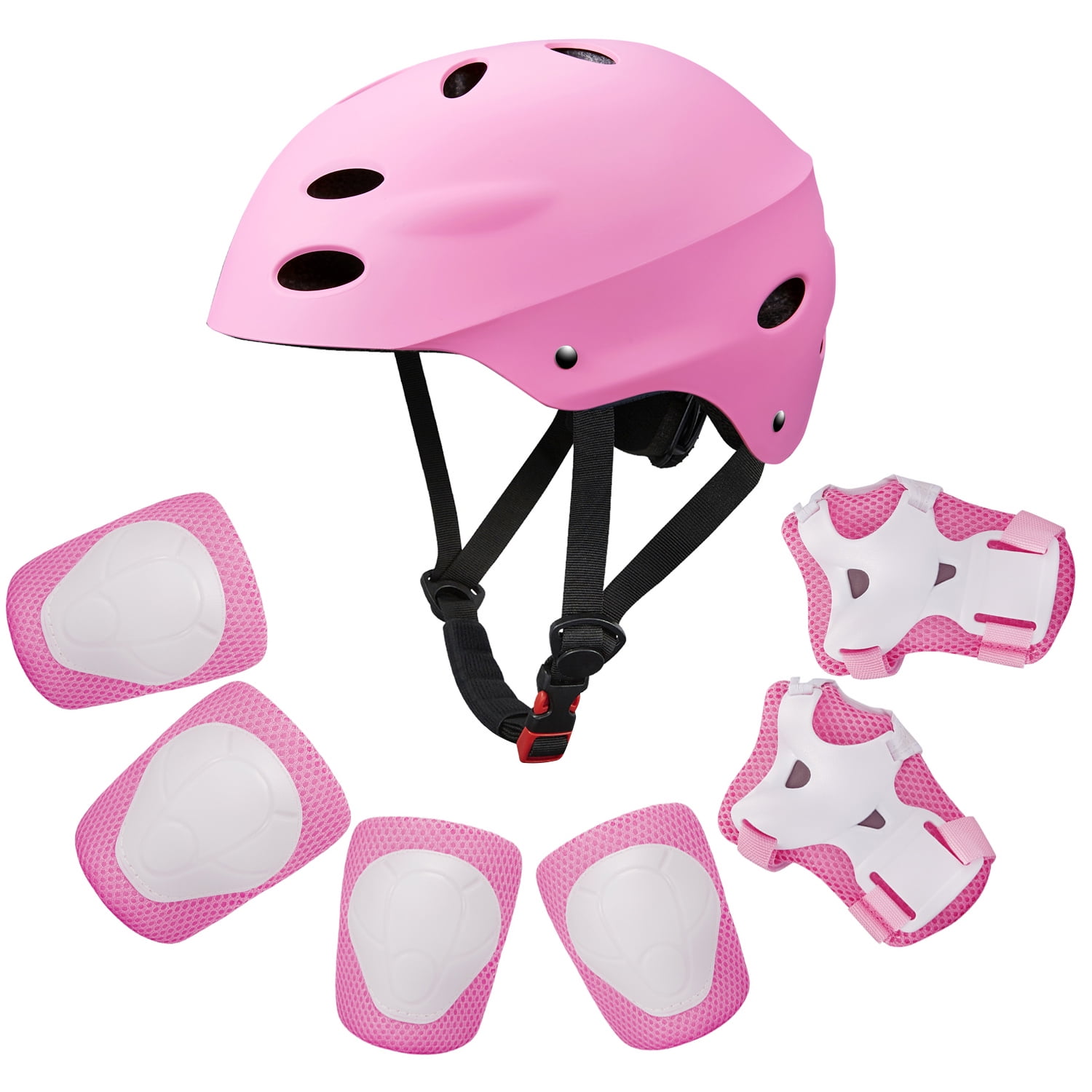 Kids Children Skating Safety Helmet​ Knee Elbow Wrist Pad Protector Gear Set Kit 