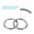 thumbnail image 3 of Unique Bargains 0.8" Seamless Metal O Rings, 4 Pcs O-Ring Heavy Round Rings for Macrame DIY Craft Hardware, 3 of 5