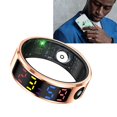 thumbnail image 1 of Fitness Ring, Touch Screen Smart Ring Colorful Display  for Running Size 8,Size 9,Size 10,Size 11,Size 12, 1 of 7