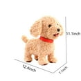 thumbnail image 3 of Elainilye Interactive Robotic Puppy Toy with Touch Sensor Voice Mimic Realistic Barking Walking Motion, Lifelike Pet Dog Toy for Kids Includes Leash Remote, 3 of 9