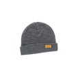 thumbnail image 2 of Four Seam Cuffed Beanie Unisex Dark Grey Thick & Warm Knit Winter Hat by Back 40, 2 of 3