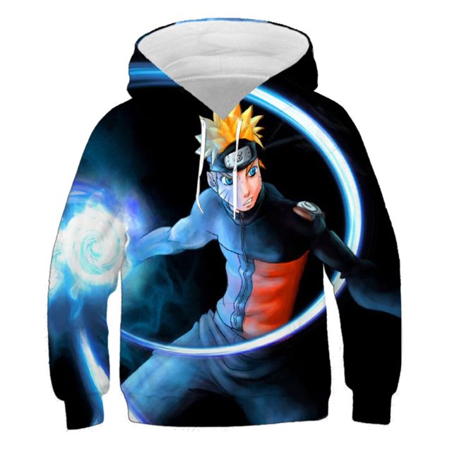 Nueva sudadera con capucha 3d para niños, sudadera de animación japonesa Fire Shadow Street, sudadera informal con capucha, jersey 3d para niños, ropa deportiva para hombres, Hoodi160 zhangyuxiang CONDUJO