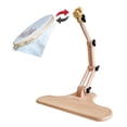 thumbnail image 1 of Nurge Adjustable Embroidery Table Stand, Cross Stitch Hoop Stand, Embroidery Hoop Holder. Hand Polished Natural Wood. ( Model No:190-4), 1 of 4