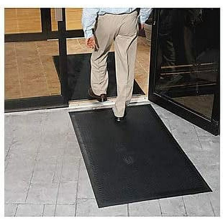 Genuine Joe® Clean Step Scraper Outdoor Mat, 36 x 60, Black, Each  (GJO70367)