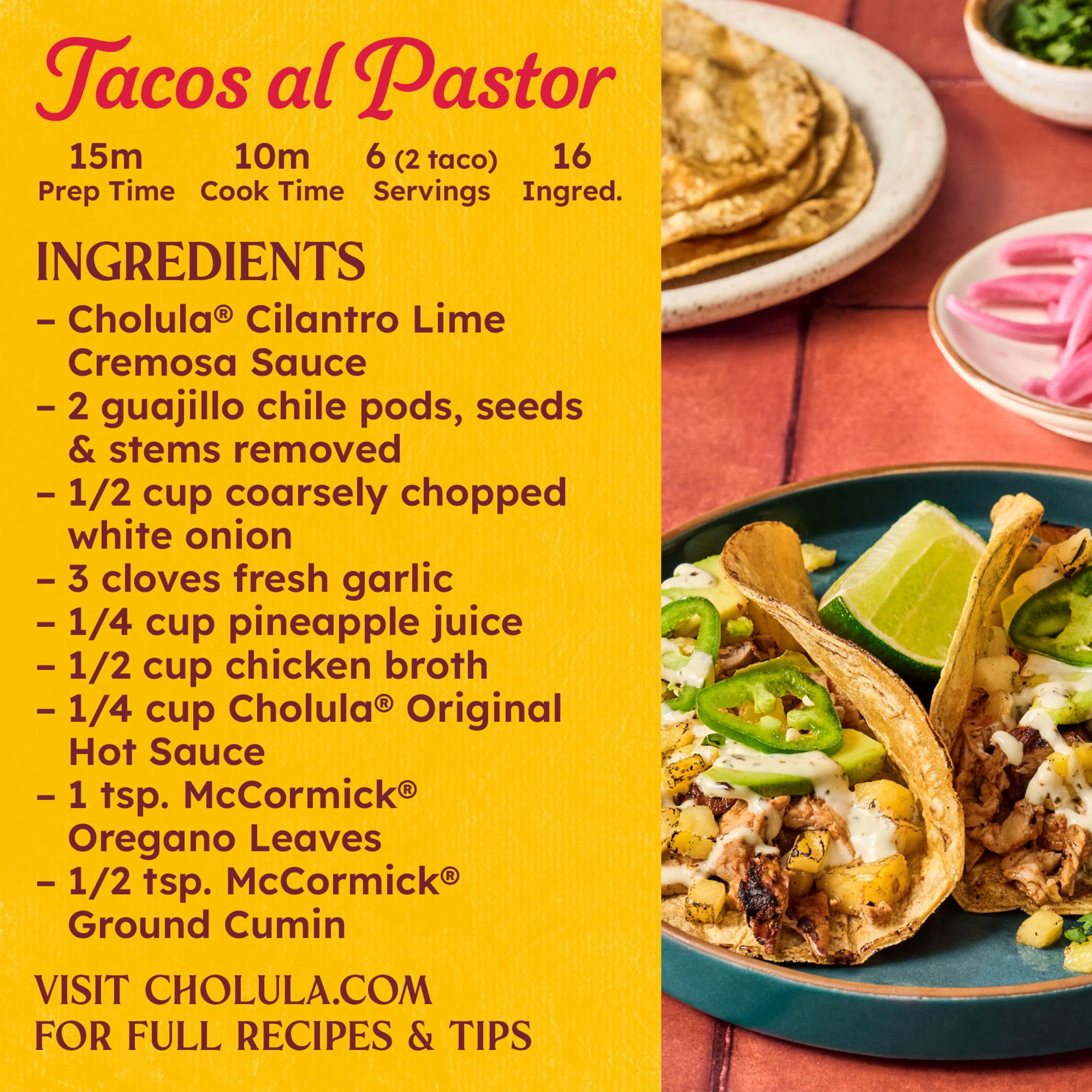 Cholula Cilantro Lime Cremosa Sauce, 8.0 fl oz Bottle