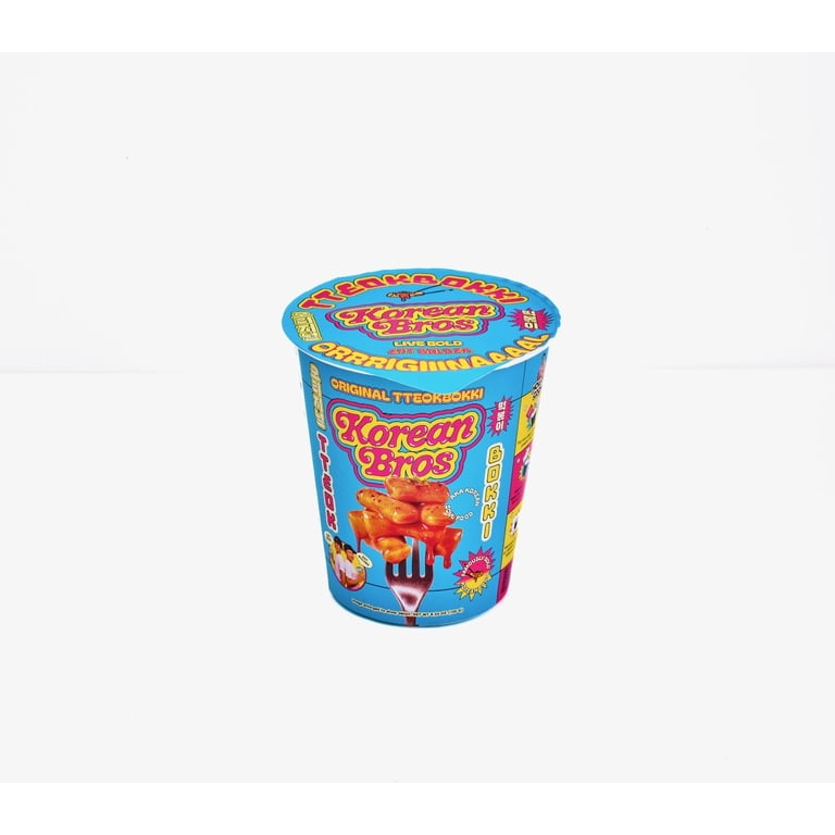 Korean Bros Original Tteokbokki Cups (6 Pack) - Instant Tteokbokki