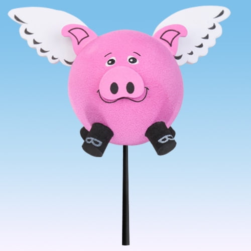 Tenna Tops Flying Pig Car Decor Antenna Topper Auto Accessory