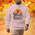 thumbnail image 2 of Mens Lined Sweatshirts Thanksgiving Turkey Plus Size Hoodless Fashion Holiday Logo Print Mens Casual Clothing,RD2,S, 2 of 4