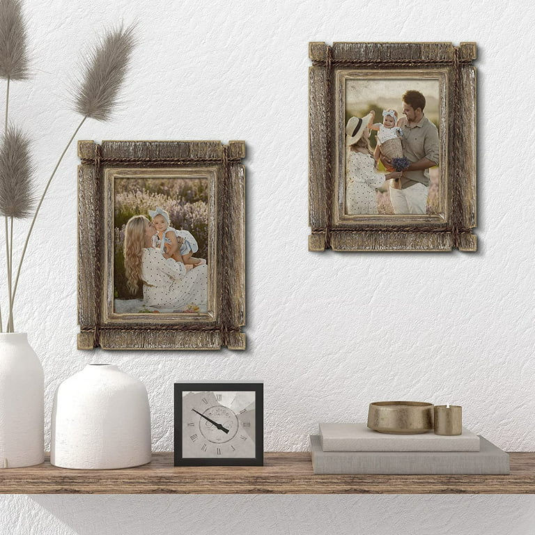 Barnwood Collage Frame-classic Picture Frame-rustic Picture 