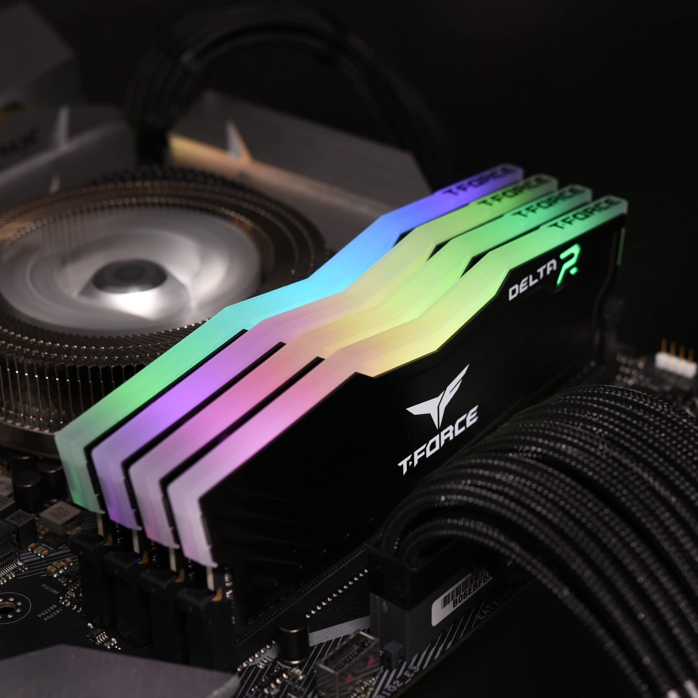 T-Force DELTA RGB - DDR4 - kit - 16 GB: 2 x 8 GB - DIMM 288-pin