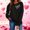 Black#Sweatshirts for women, variant on Zorckvet Womens Pullover Sweatshirts Crewneck Heart Graphic Shirts Dressy Valentines Fashion Long Sleeve Tops for Women
