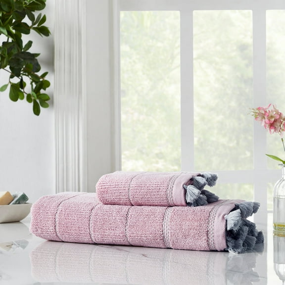 Nora Zephyr Coloured Towel-Set of 1 Bath 2 Hand