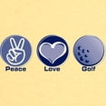 thumbnail image 3 of CafePress - Peace Love Golf Toddler T Shirt - Cute Toddler T-Shirt, 100% Cotton, 3 of 4