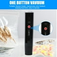 thumbnail image 2 of Handheld Vacuum Sealer Machine Portable USB Charging Cordless 2-in-1 Manual Handheld Vacuum Pump with 5pcs Sous Vide Bags for Food Storage and Preservation BPA-Free, 2 of 8