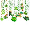 thumbnail image 2 of Lucky Colgando Garland Festival irlandés Festival Espiral Tarjeta Colgante de Patrick Decoraciones Día de Patrick Suministros de fiesta verde Jooan Hogar, 2 of 2