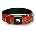thumbnail image 1 of Collar táctico para perros TSPRO de 3,2 cm de ancho con hebilla metálica roja S, 1 of 6