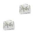 thumbnail image 4 of fastboy Large Capacity Cosmetic Storage Bag - Store All Makeup In One Place Choose Multiple Colors Marblingwhite silver 2Set, 4 of 6