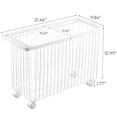 thumbnail image 7 of Yamazaki Home Rolling Wire Basket, White, Steel, 9.8 gallons, 35 liters, Supports 11 pounds, Minimal Assembly, 7 of 7