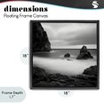 thumbnail image 4 of Stupell Industries Tropical Clear To The Horizon Black Floating Frame Canvas Art, 18 x 18, by Chip Forelli, 4 of 8